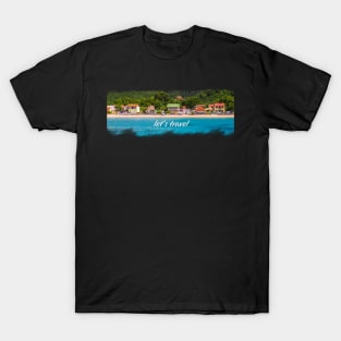 Sandy Beach on Sea Coast T-Shirt